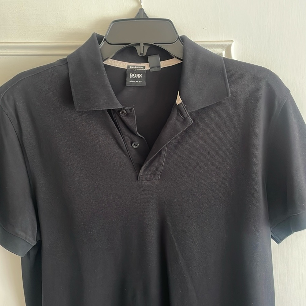 Black Hugo Boss polo